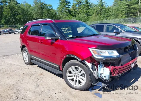 2018 Ford Explorer Xlt z USA, uszkodzony, nr VIN 1FM5K8D86JGA74784
